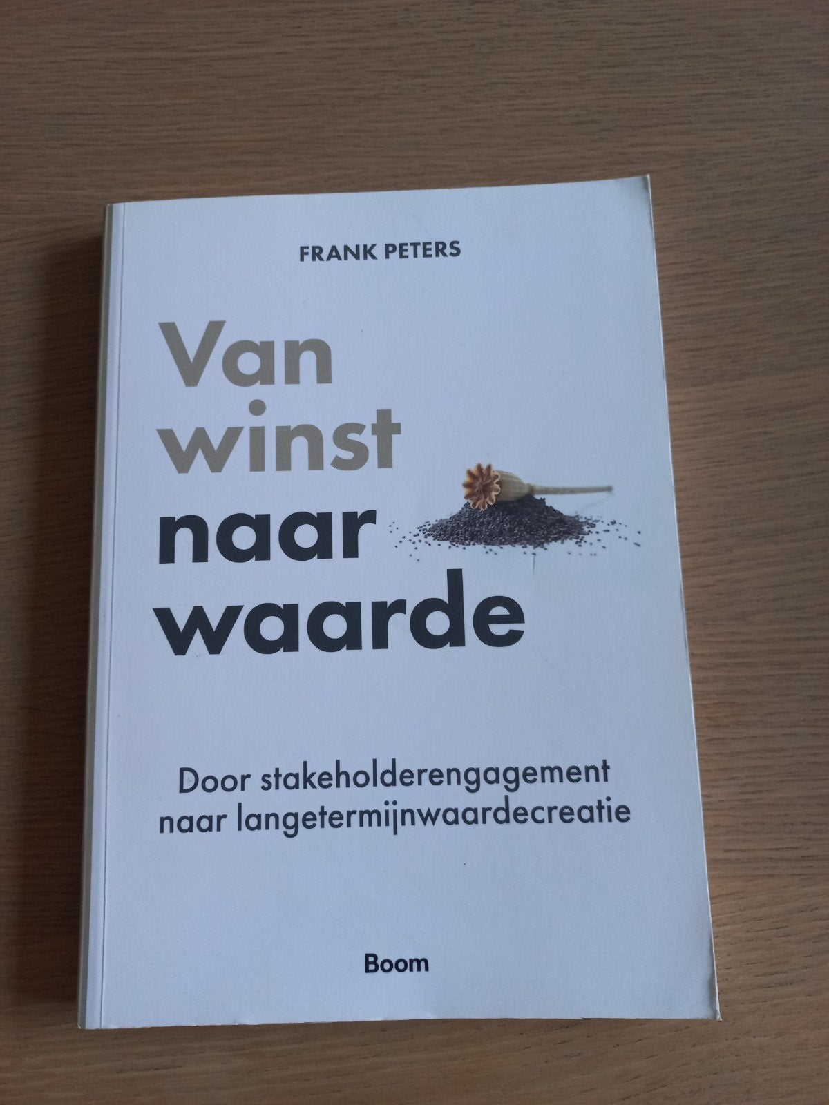 Frank Peters - Van Winst naar Waarde, Boeken, Gelezen, Frank Peters, Sociale wetenschap, Ophalen of Verzenden