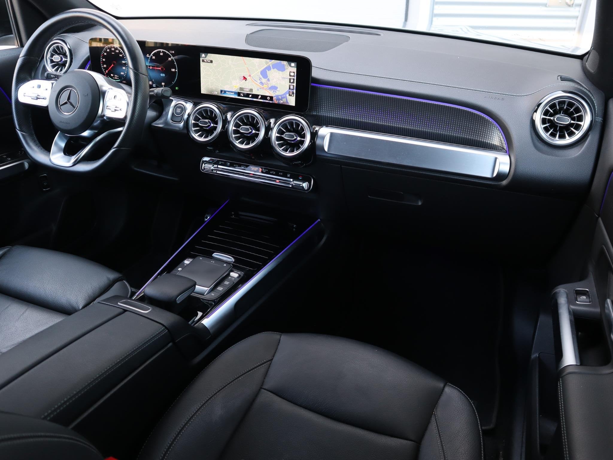 Mercedes-Benz EQB 250 AMG Line 7p. 67 kWh l Keyless l Stoelv, Dealer onderhouden, Stof, Gebruikt, 190 pk