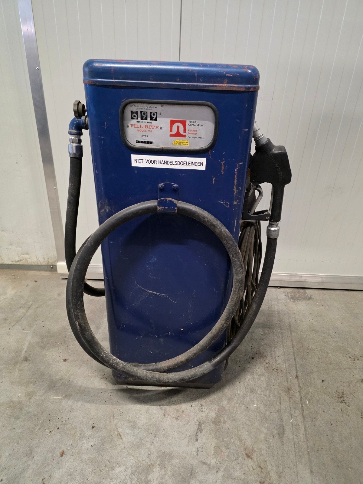 Benzinepomp "Fill Rite" model 704 vintage retro tankstation, Ophalen, Gebruikt