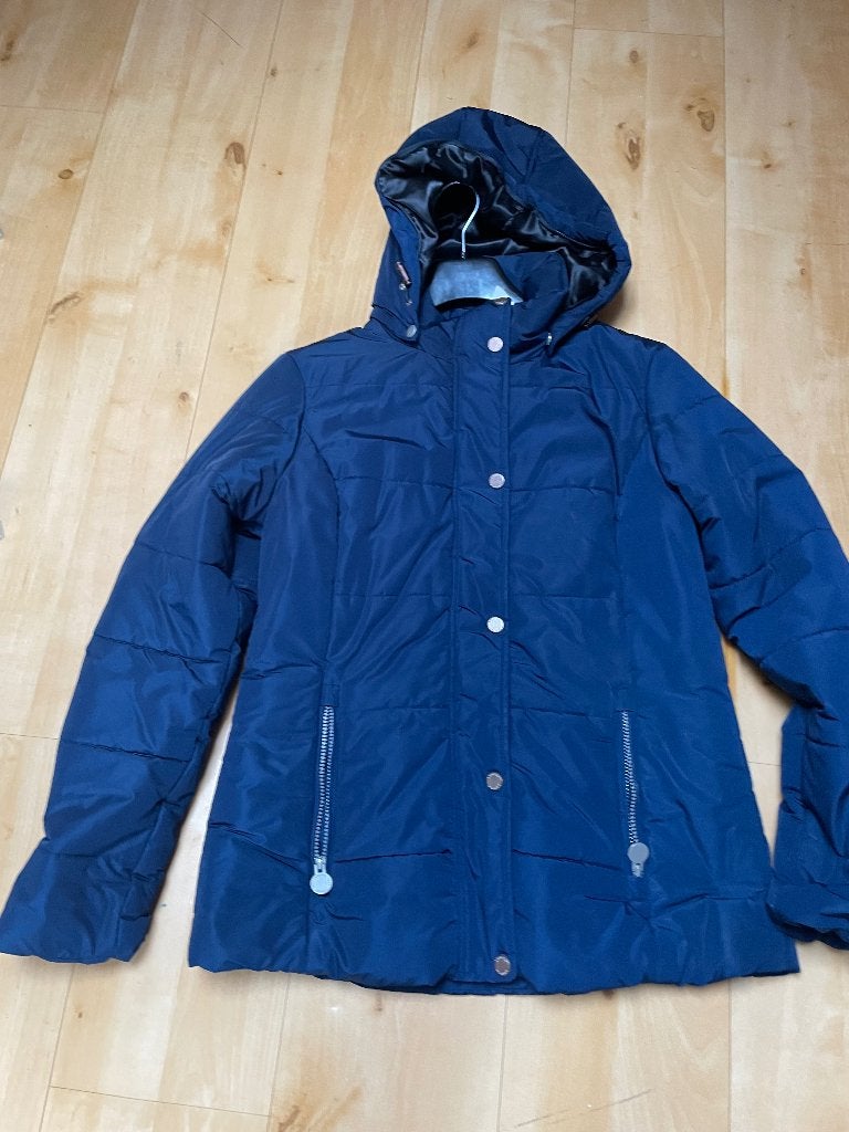 Dames winterjas 40, Ophalen of Verzenden, Zo goed als nieuw, Maat 38/40 (M), Blauw