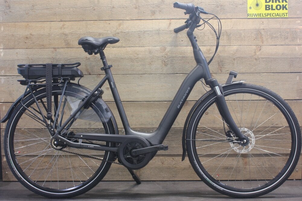 Batavus Finez E-Go Exclusive 500wh beltdrive Zwart mat