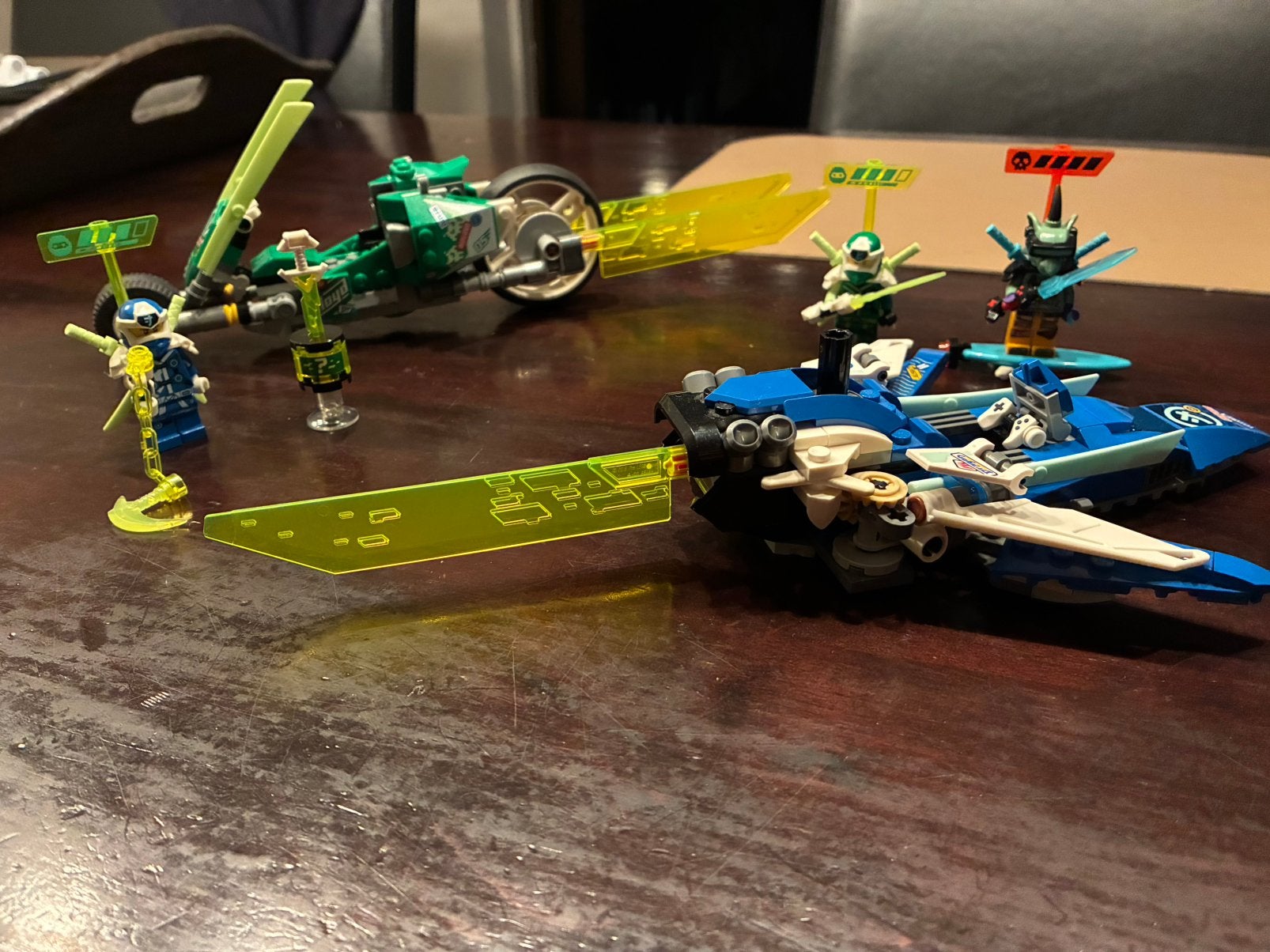 Lego Ninjago 71709 Jay en Lloyd”s super snelle racers, Ophalen of Verzenden, Zo goed als nieuw