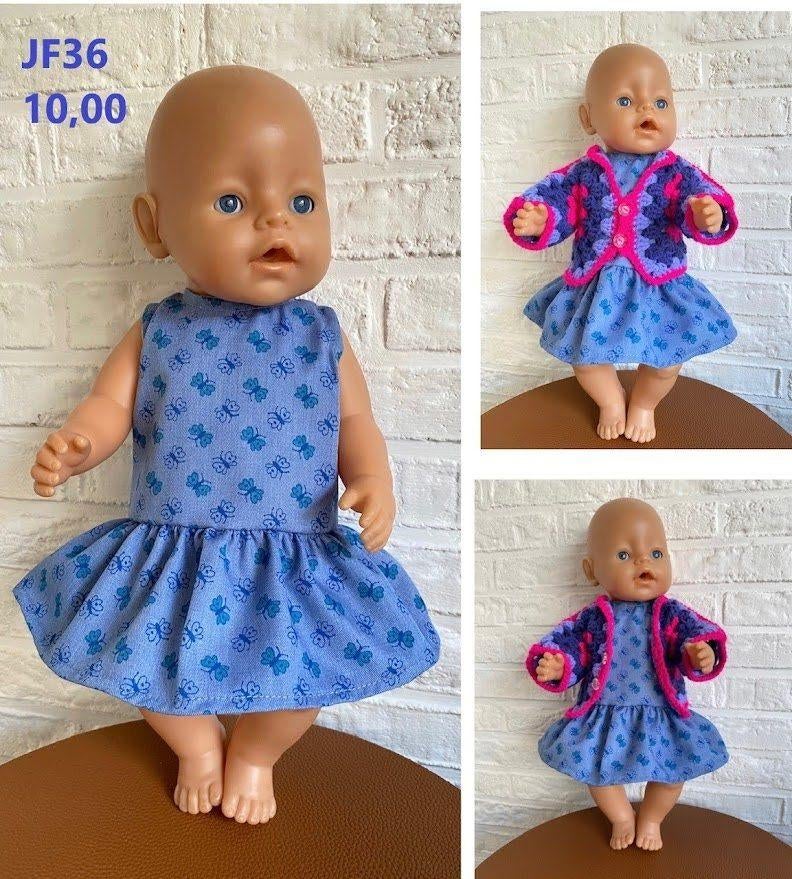 Poppenkleertjes baby born. Set. Opbrengst KiKa., Ophalen, Nieuw, Babypop
