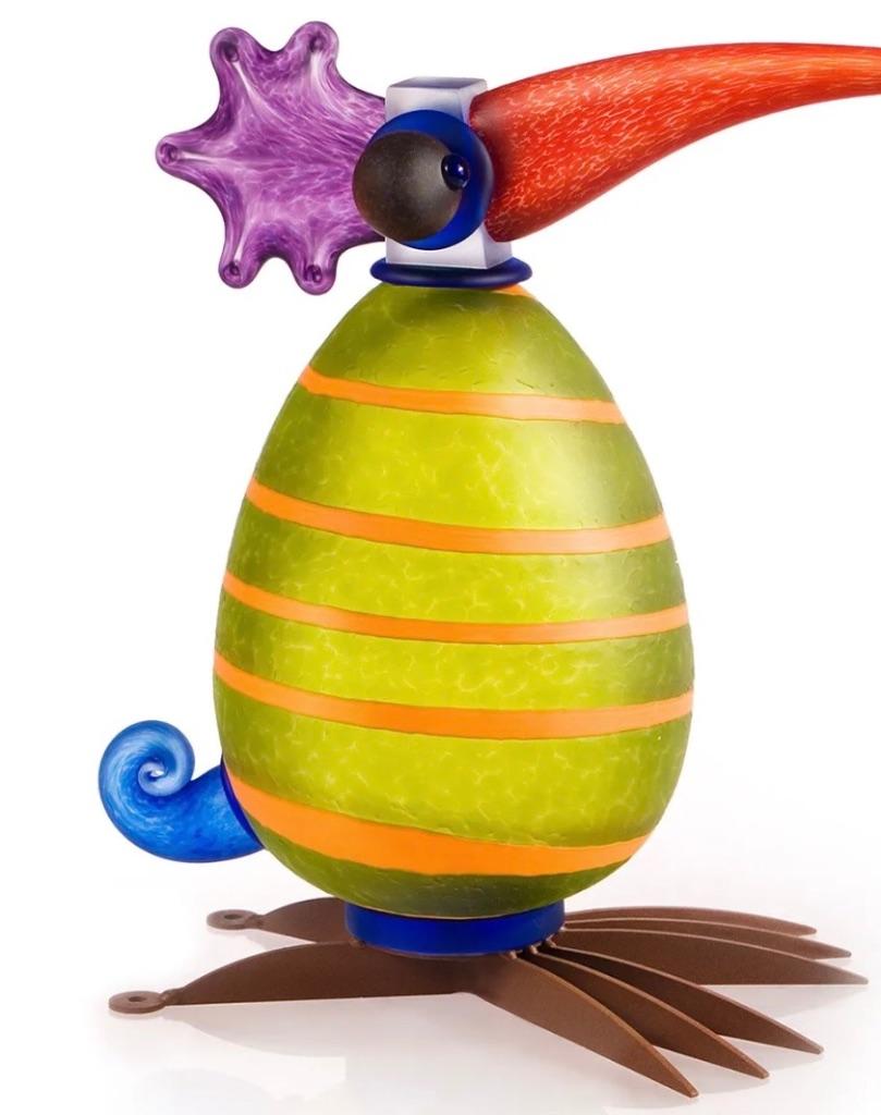 Borowski art Glass “Gonzo” 2 x, Ophalen of Verzenden
