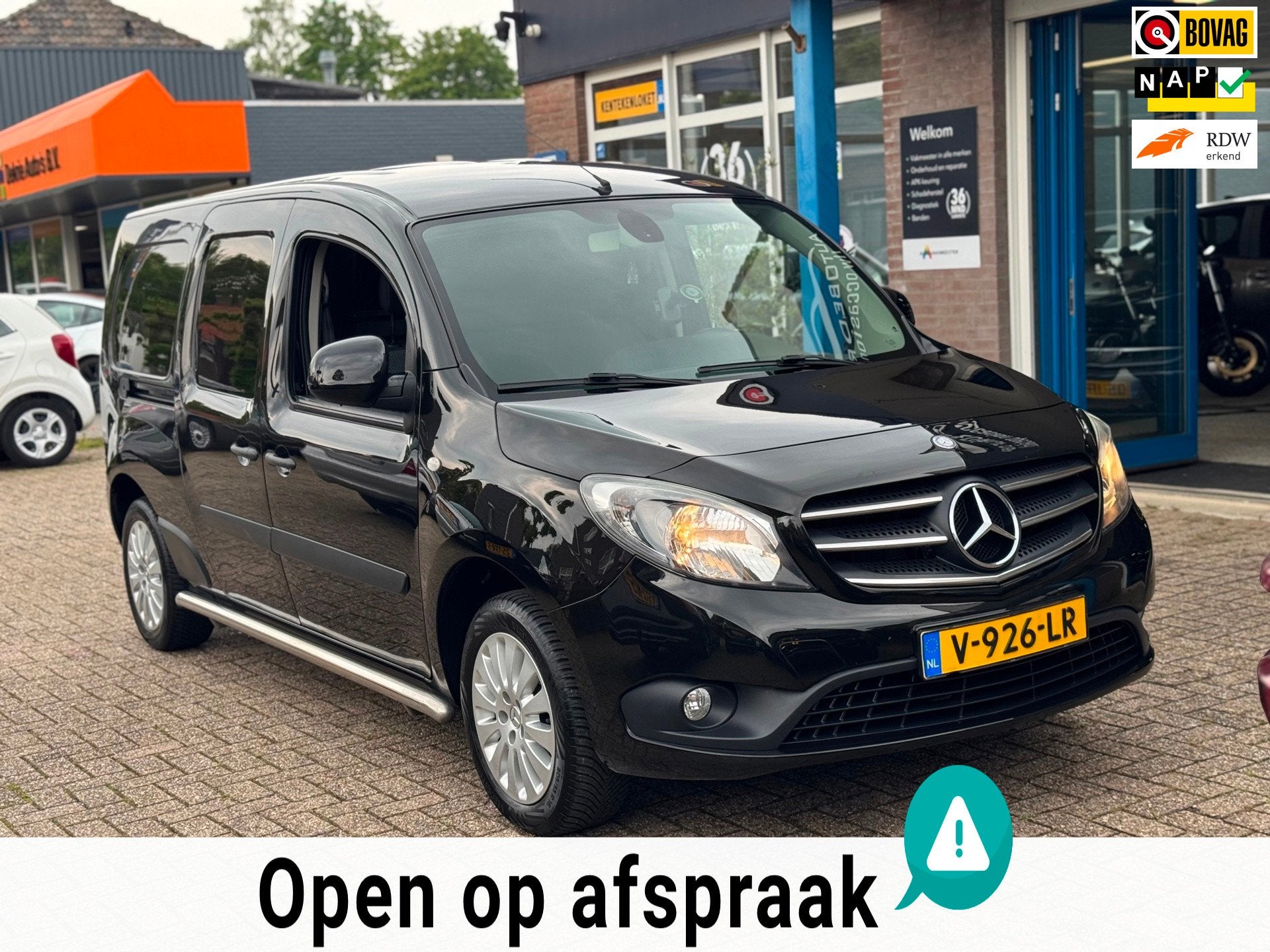 Mercedes-Benz Citan 109 CDI Extra Lang 2018 AIRCO NAP Marge!, Auto's, Stof, Gebruikt, 4 cilinders, 715 kg
