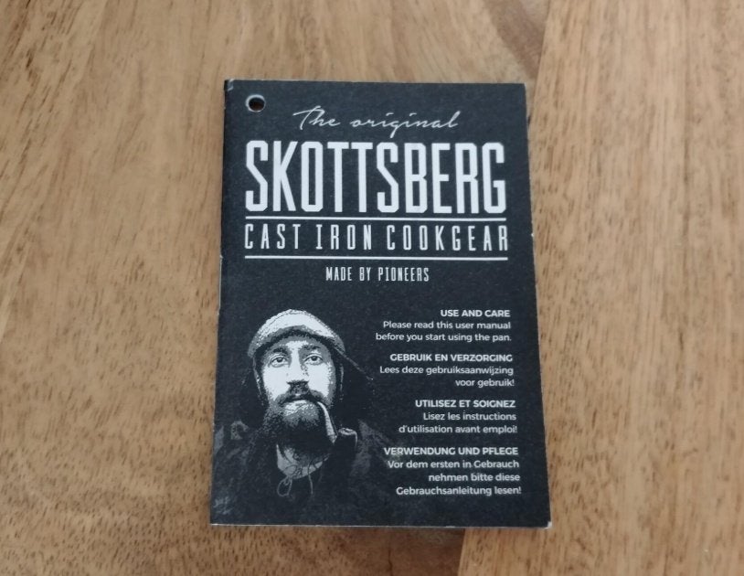 Skottsberg wokpan, Ophalen, Gietijzer, Zo goed als nieuw, Overige merken