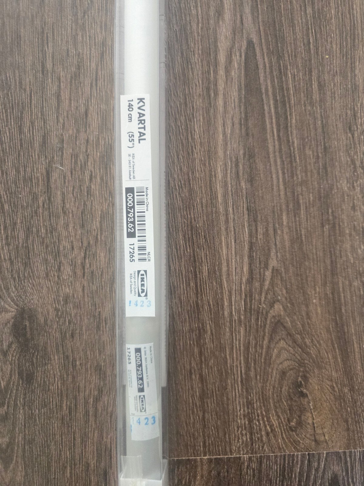 IKEA KVARTAL Gordijnrails - 2 stuks (140 cm), Ophalen of Verzenden