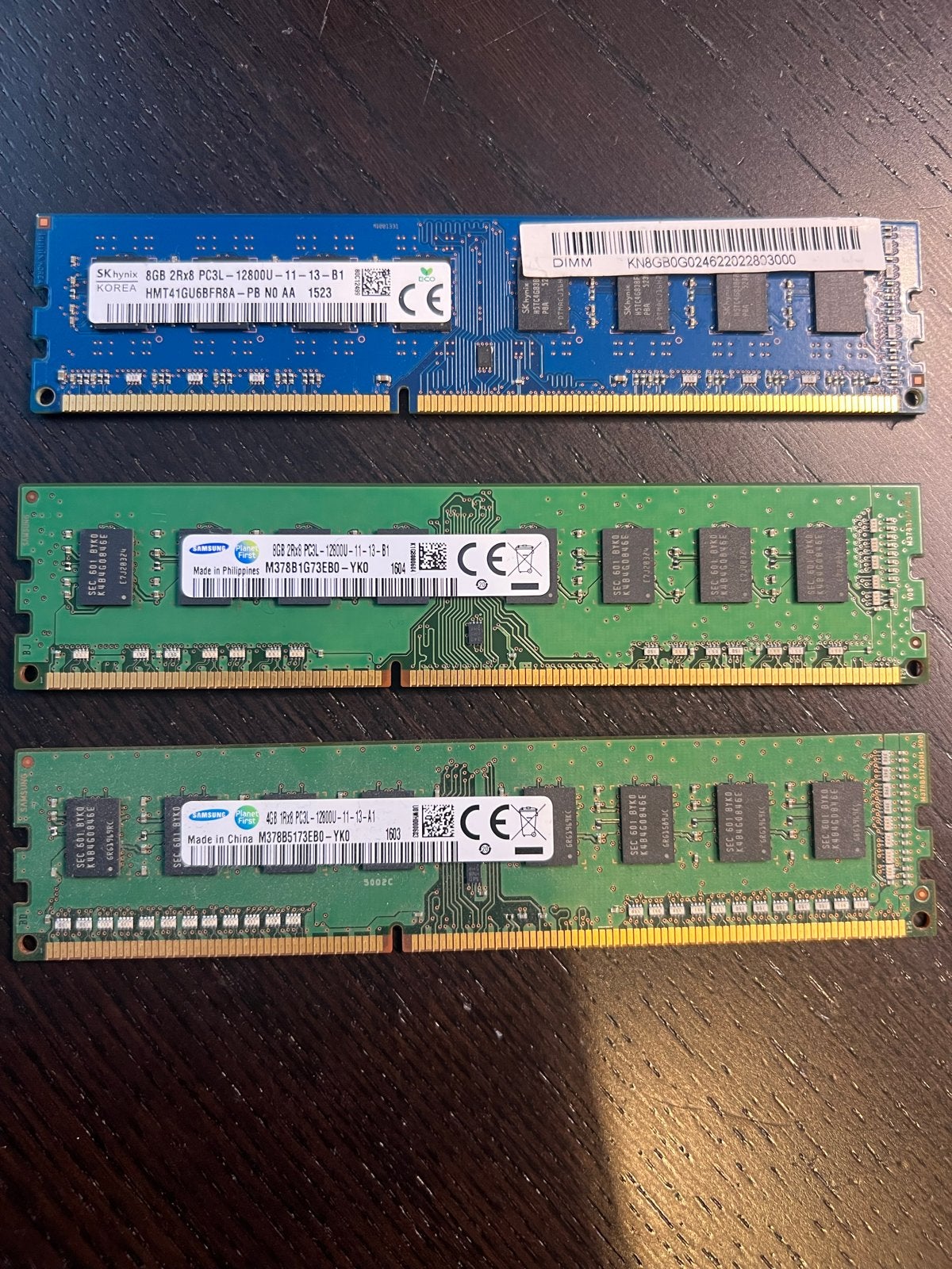 DDR3 RAM Geheugen: 2x 8GB en 1x 4GB (ook los te koop), Computers en Software, Ophalen, Gebruikt, 8 GB, DDR3