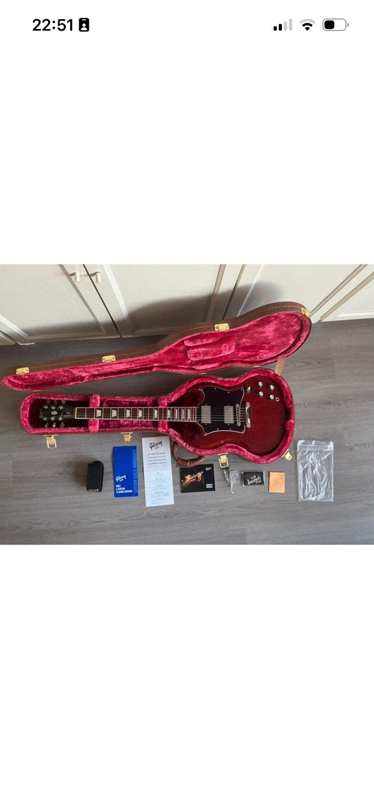 Gibson SG Standard, Ophalen, Zo goed als nieuw, Solid body, Gibson