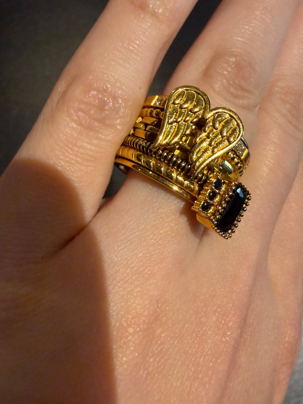 Ixxi ring jewellery breed, Sieraden, Tassen en Uiterlijk, Ringen, Ophalen of Verzenden, Zo goed als nieuw, 17 tot 18, Dame