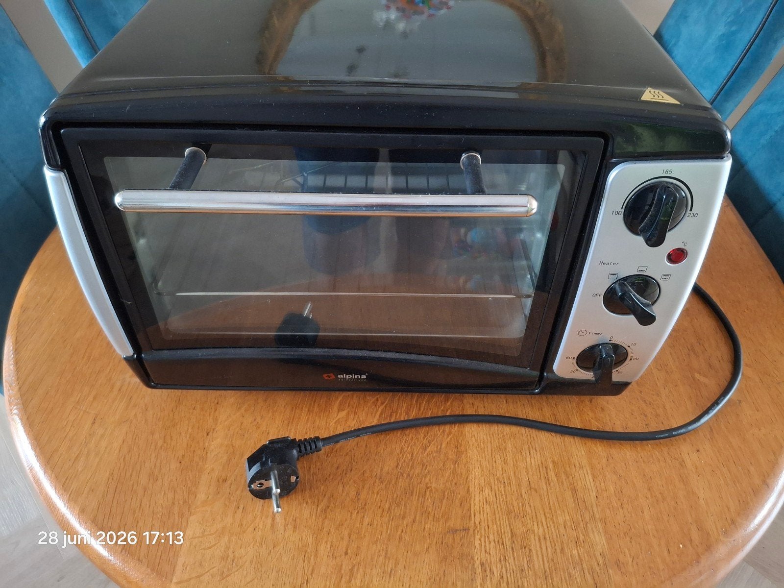 Alpina Mini Oven - Compacte en Handige Toaster Oven, Ophalen of Verzenden, Gebruikt