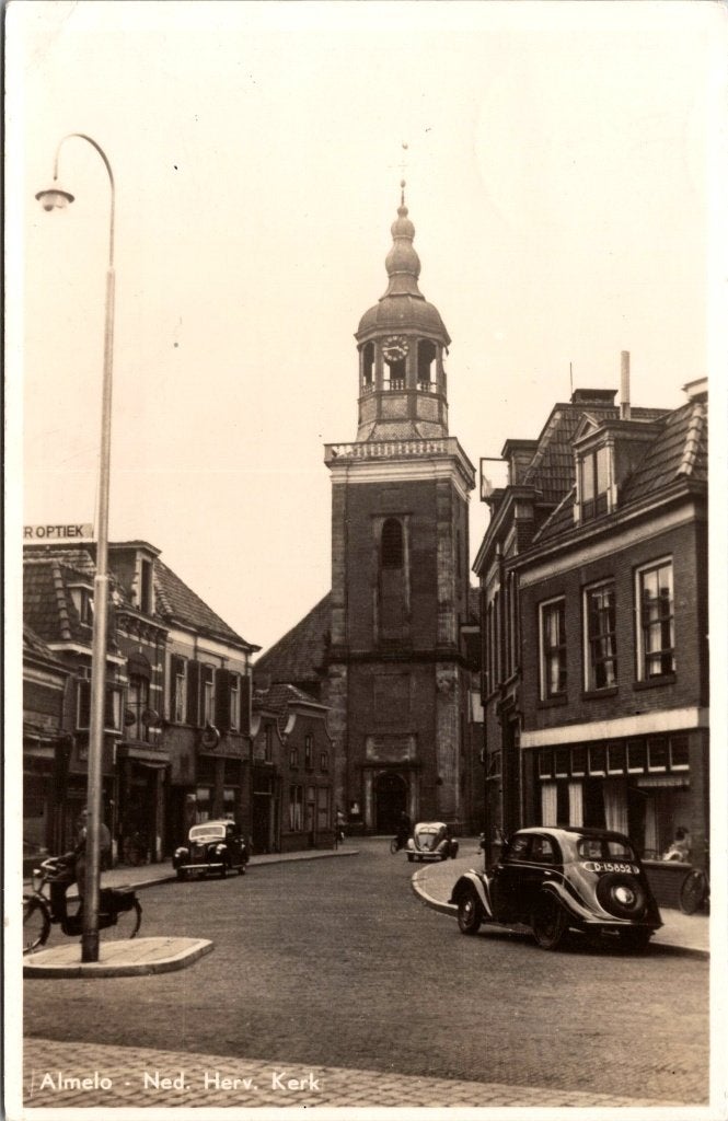 Almelo - 12 oude ansichtkaarten, Ophalen of Verzenden, 1960 tot 1980, Gelopen, Overijssel