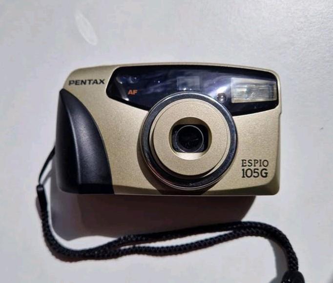 Pentax espio 105 G analoge point and shoot camera getest, Ophalen of Verzenden, Gebruikt, Compact, Pentax