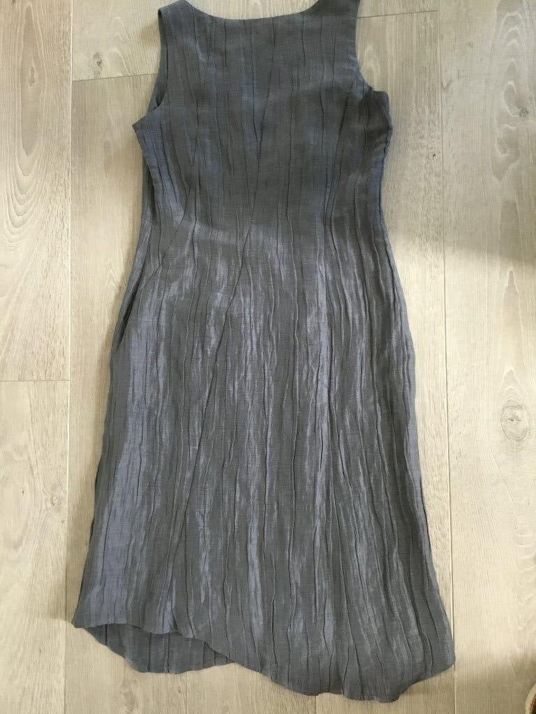 Prachtige geklede grijze jurk, merk Xandres maat 40, Kleding | Dames, Jurken, Maat 38/40 (M), Nieuw, Ophalen of Verzenden, Grijs