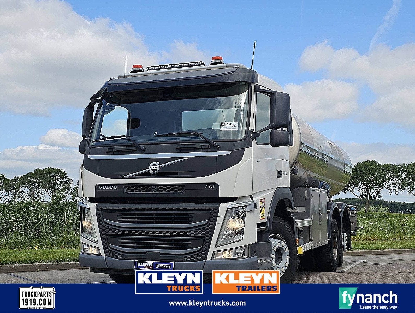 VOLVO FM 420 foodtank foodstuff, Euro 6, Wit, Bedrijf, Diesel