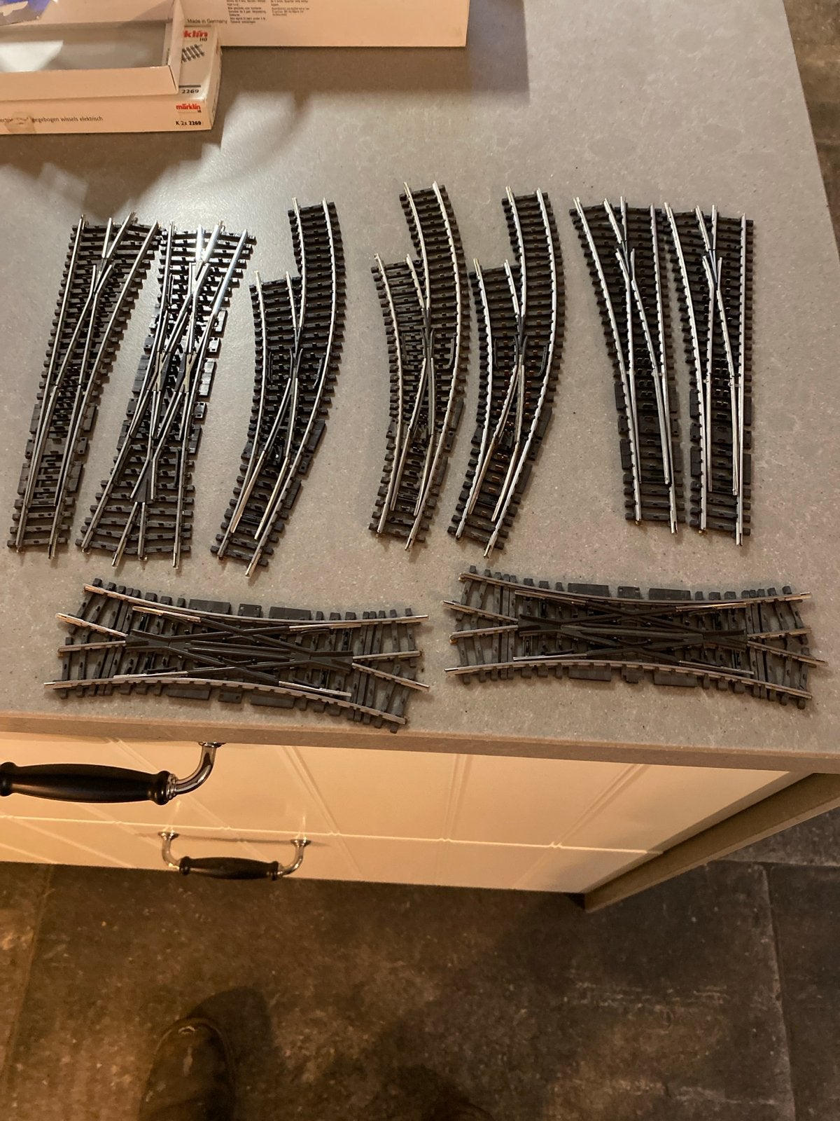 Märklin H0 diverse wissels k rails, Hobby en Vrije tijd, Modeltreinen | H0, Wisselstroom, Gebruikt, Rails, Ophalen of Verzenden