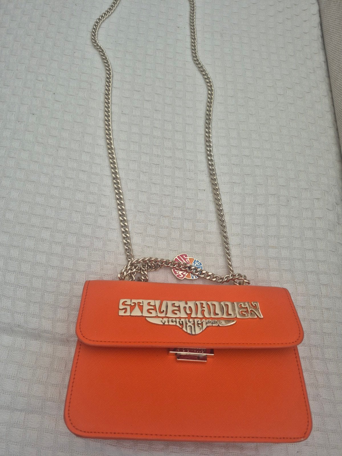 Steve Madden schoudertasje - Oranje, Ophalen of Verzenden, Zo goed als nieuw, Oranje, Schoudertasje