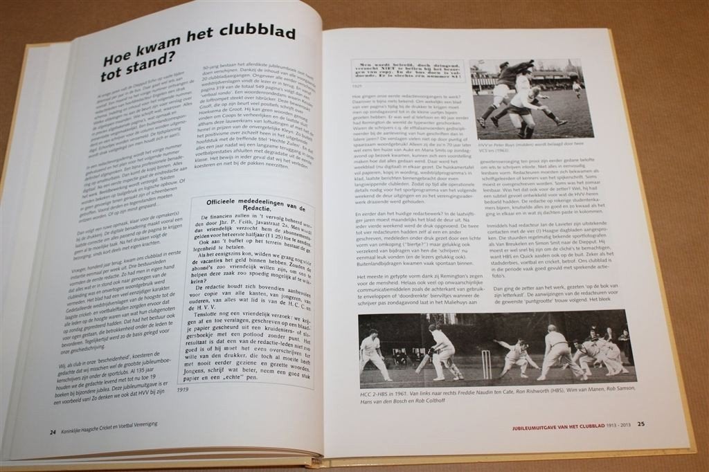 HVV Jubileumuitgave 1913-2013 — Cricket en Voetbal, Boeken, Ophalen of Verzenden, Gelezen
