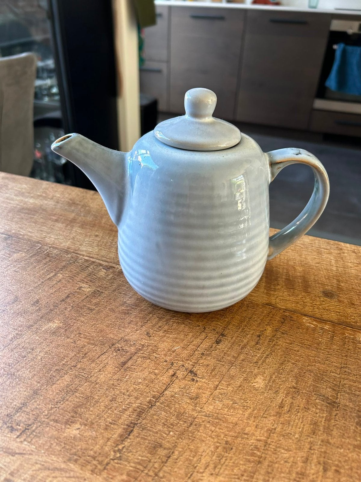 Ottawa | Theepot | Blauw, Ophalen, Gebruikt, Overige merken, Aardewerk
