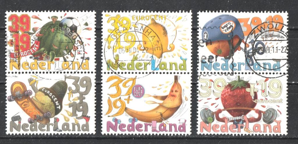 23 F --2295 a-f Kinderzegels 2004, Verzenden, Na 1940, Gestempeld