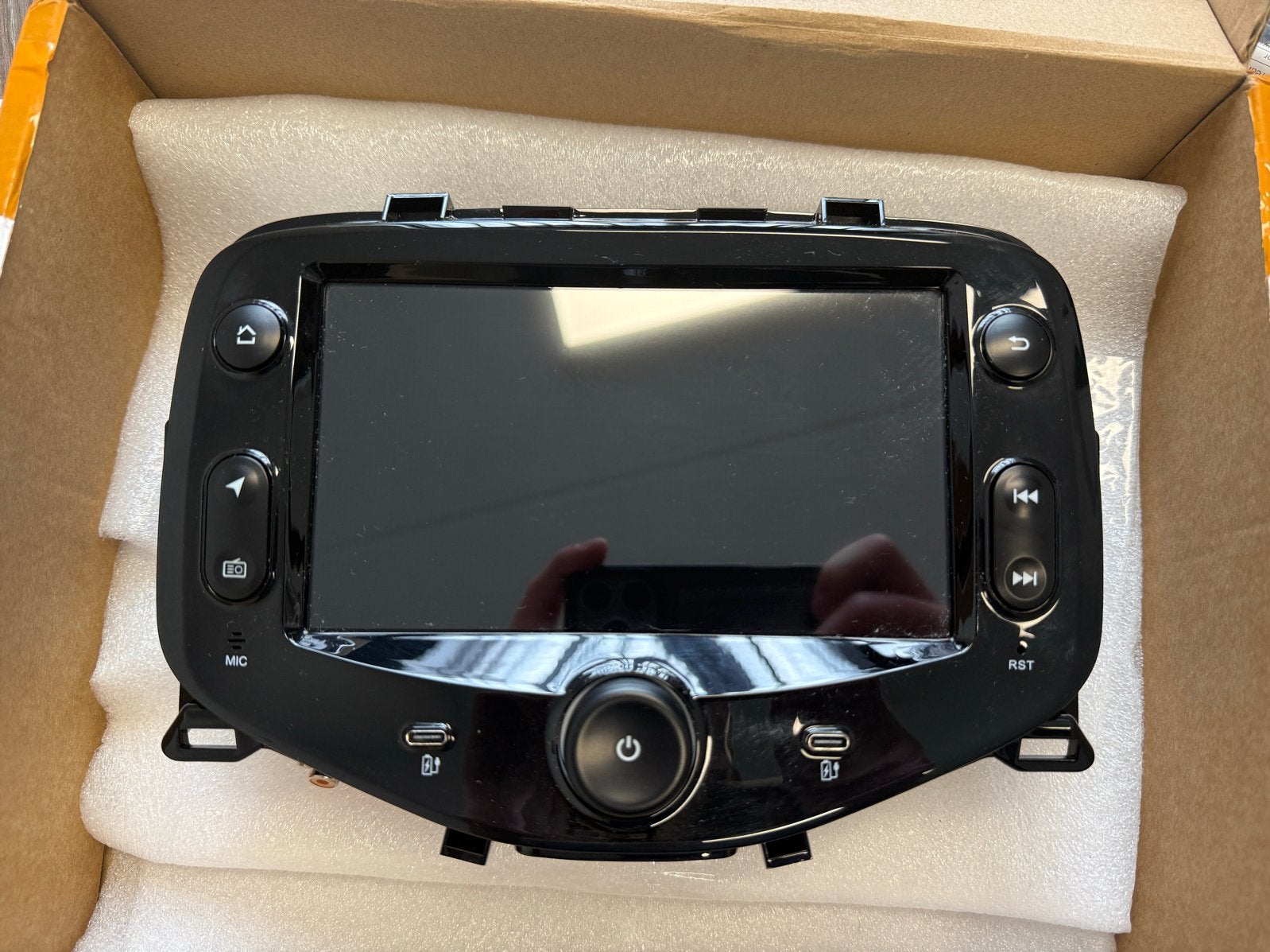 Carplay/android auto radio voor Aygo, 108, C1 vanaf 2014 NW, Ophalen of Verzenden, Nieuw