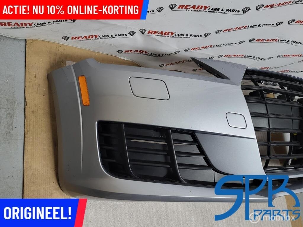 Voorbumper Audi TT 8S ('14-'23) 8S0807437 USA BUMPER GRILLE, Auto-onderdelen, Audi, Gebruikt, Voor, Bumper