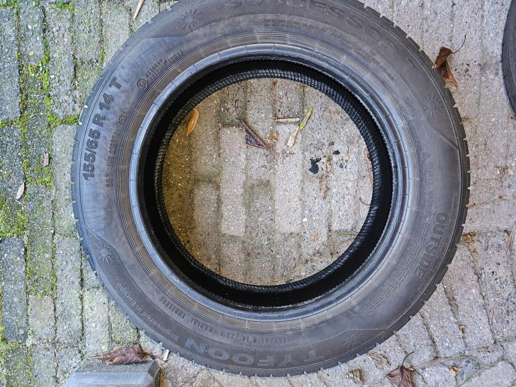 2 gebruikte Tyfoon Successor zomerbanden. aygo, c1, 107, Ophalen