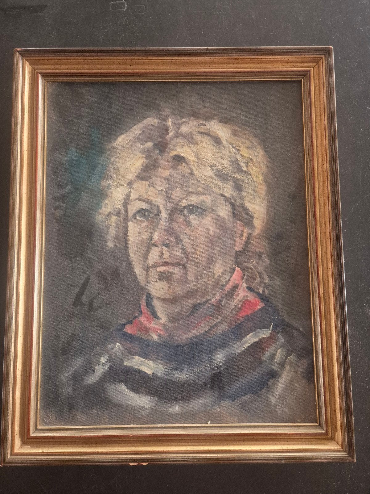 portret vrouw 41,5 x 51,5 cm, Ophalen of Verzenden, Portret of Personen