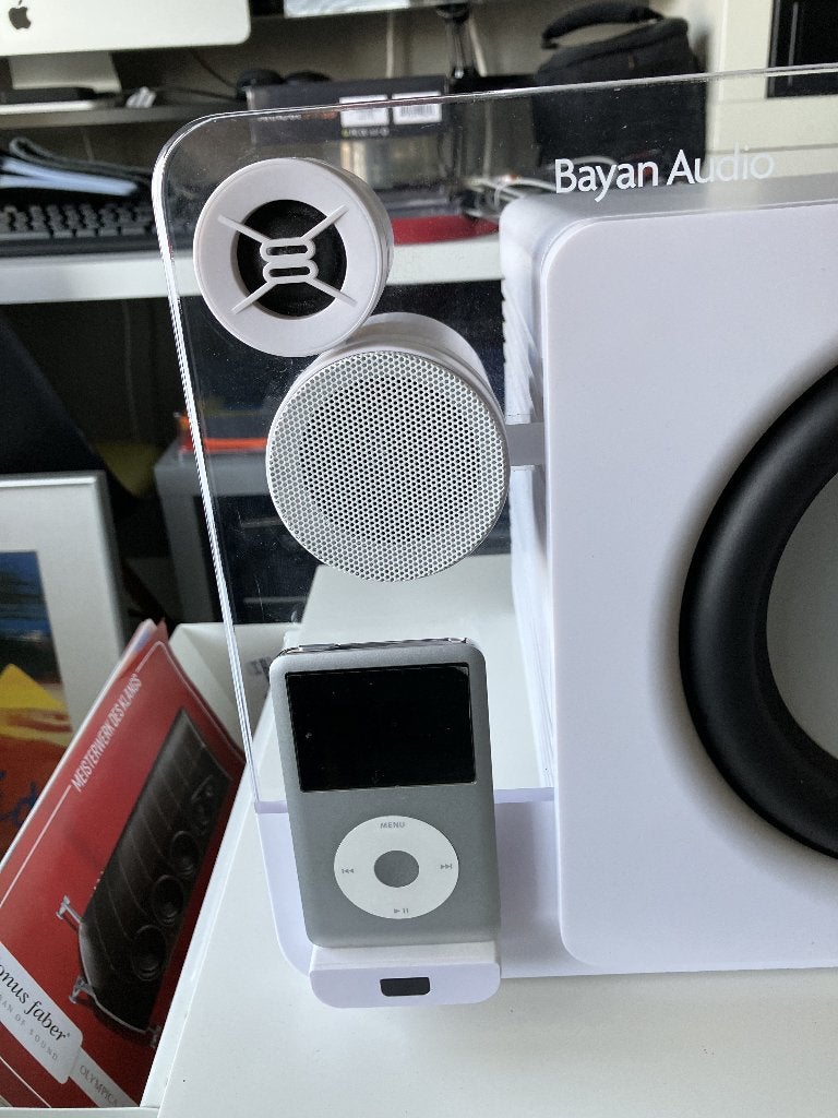 BAYAN  7 IPOD DOCK WIT, Audio, Tv en Foto, Luidsprekers, Gebruikt, Overige typen, Minder dan 60 watt, Ophalen
