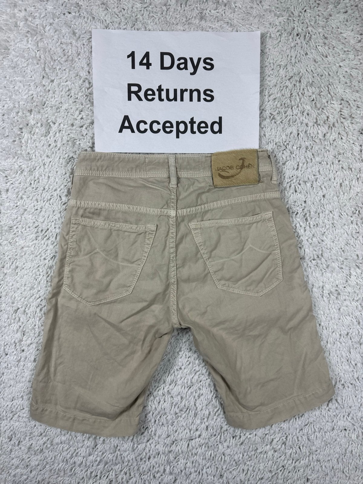 Jacob Cohën 6613 Chino Bermuda Shorts Beige W28 2784, Verzenden, Beige, H, H