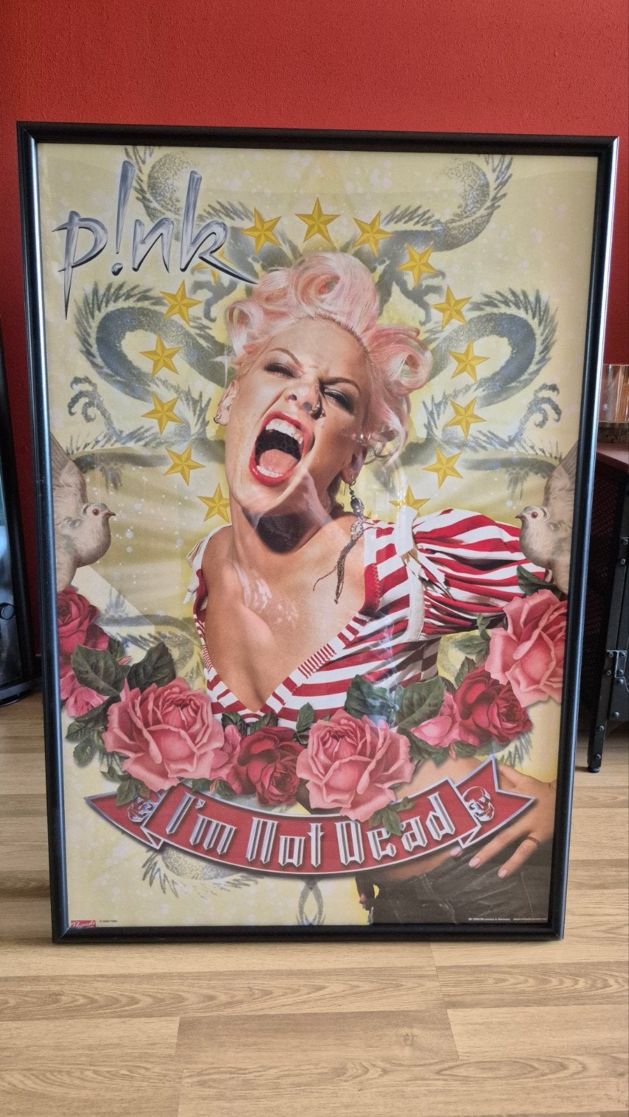 P!nk posters in lijst. zangeres pink. incl. fotolijsten., Ophalen, Zo goed als nieuw, Poster, Artwork of Schilderij