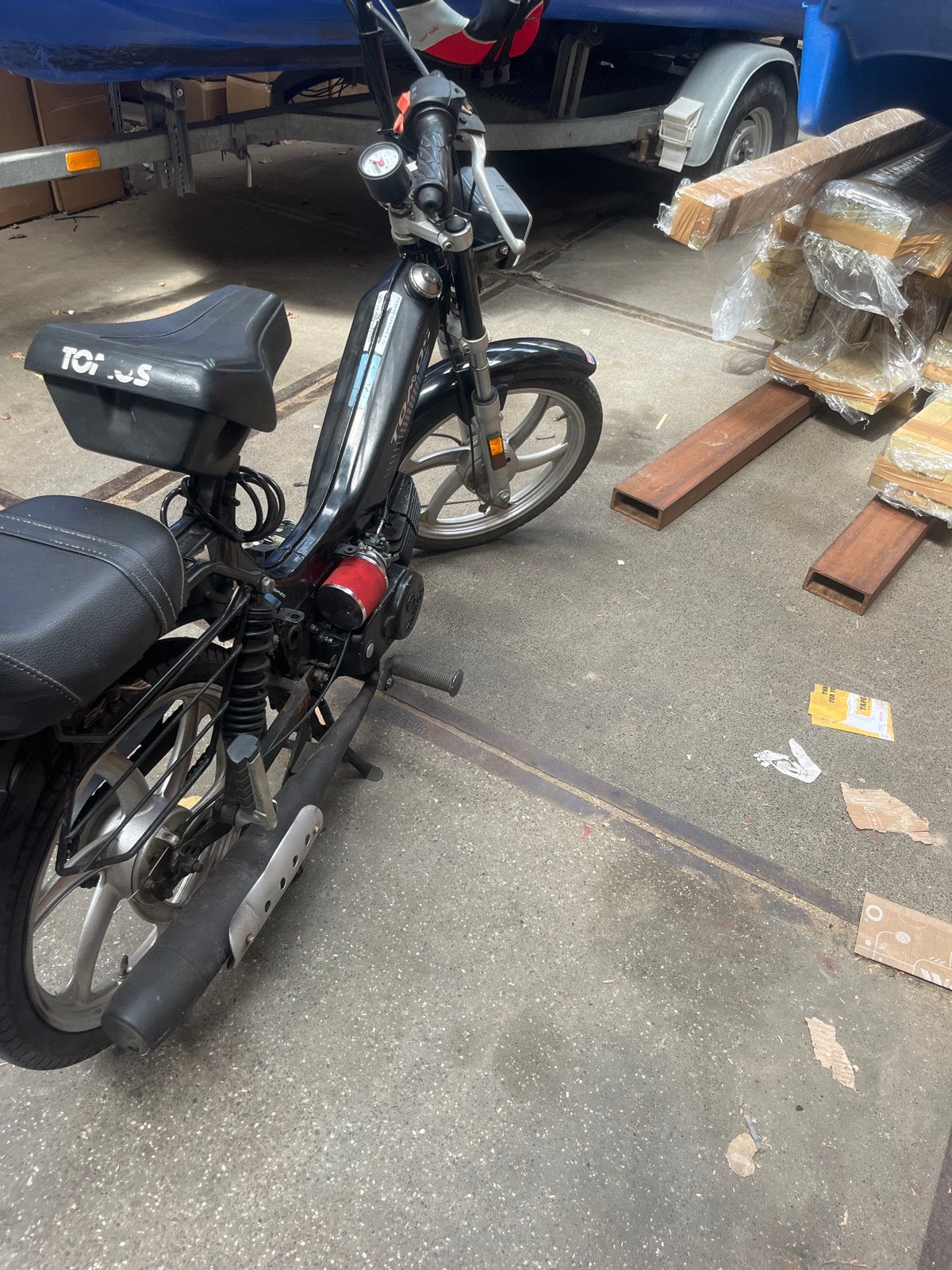 Tomos Flexer snorfiets, Fietsen en Brommers, Brommers | Tomos, Ophalen, Gebruikt, Maximaal 25 km/u, Flexer