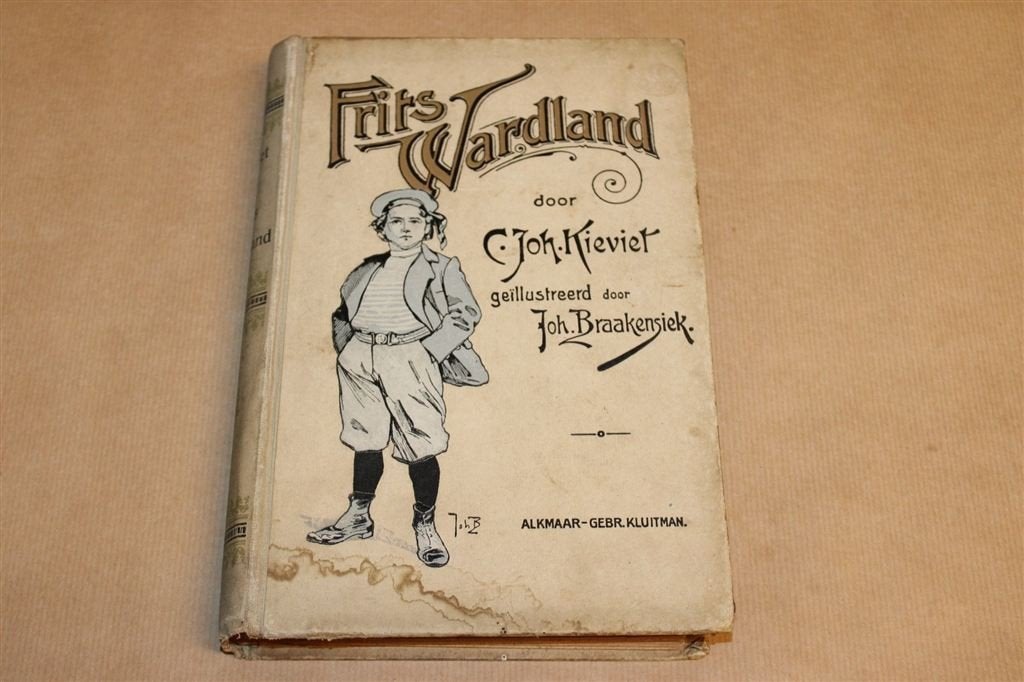 Frits Wardland — Jeugdboek Kluitman van Kieviet, ca 1930, Boeken, Ophalen of Verzenden, Gelezen