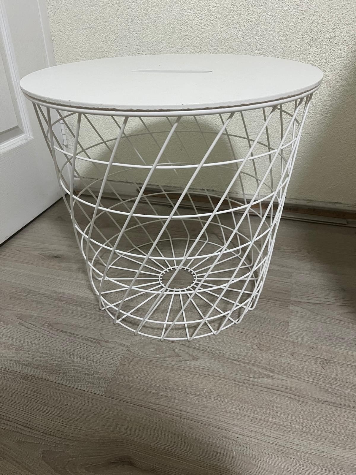 Bijzet tafel met open klep, Huis en Inrichting, Tafels | Bijzettafels, Ophalen, Rond, Minder dan 55 cm