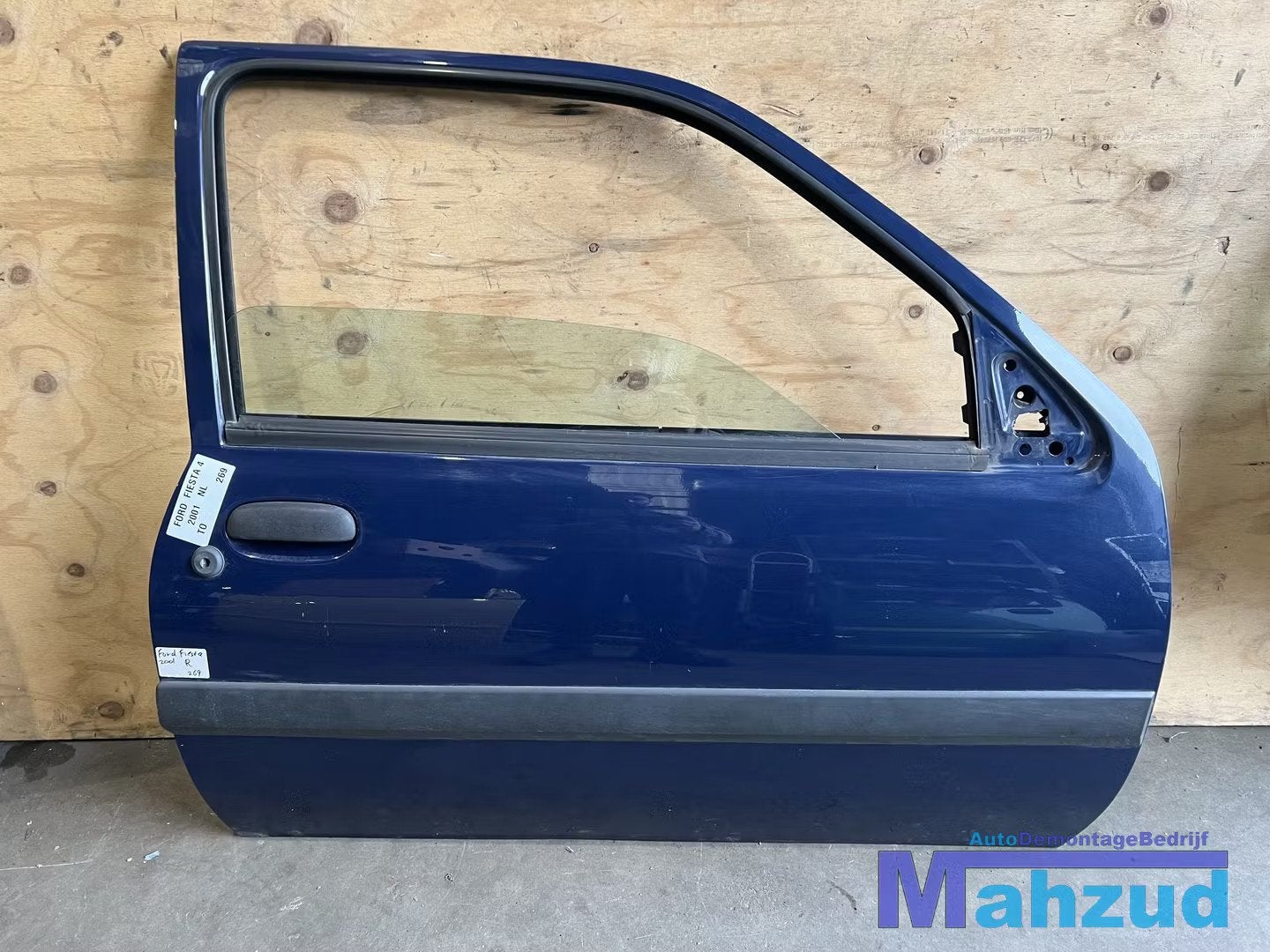 FORD FIESTA 4 blauw T0 TO Rechter deur portier 3 deurs, Auto-onderdelen, Gebruikt, Deur, Info@ford.com, Ophalen of Verzenden