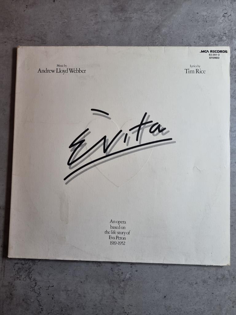 Orig,2-LP,EVITA-AndrewLloydWebber&TimRice,Tekstboek,Inwst!, Ophalen of Verzenden, 12 inch, Dubbel-LP, 1970 - 1979