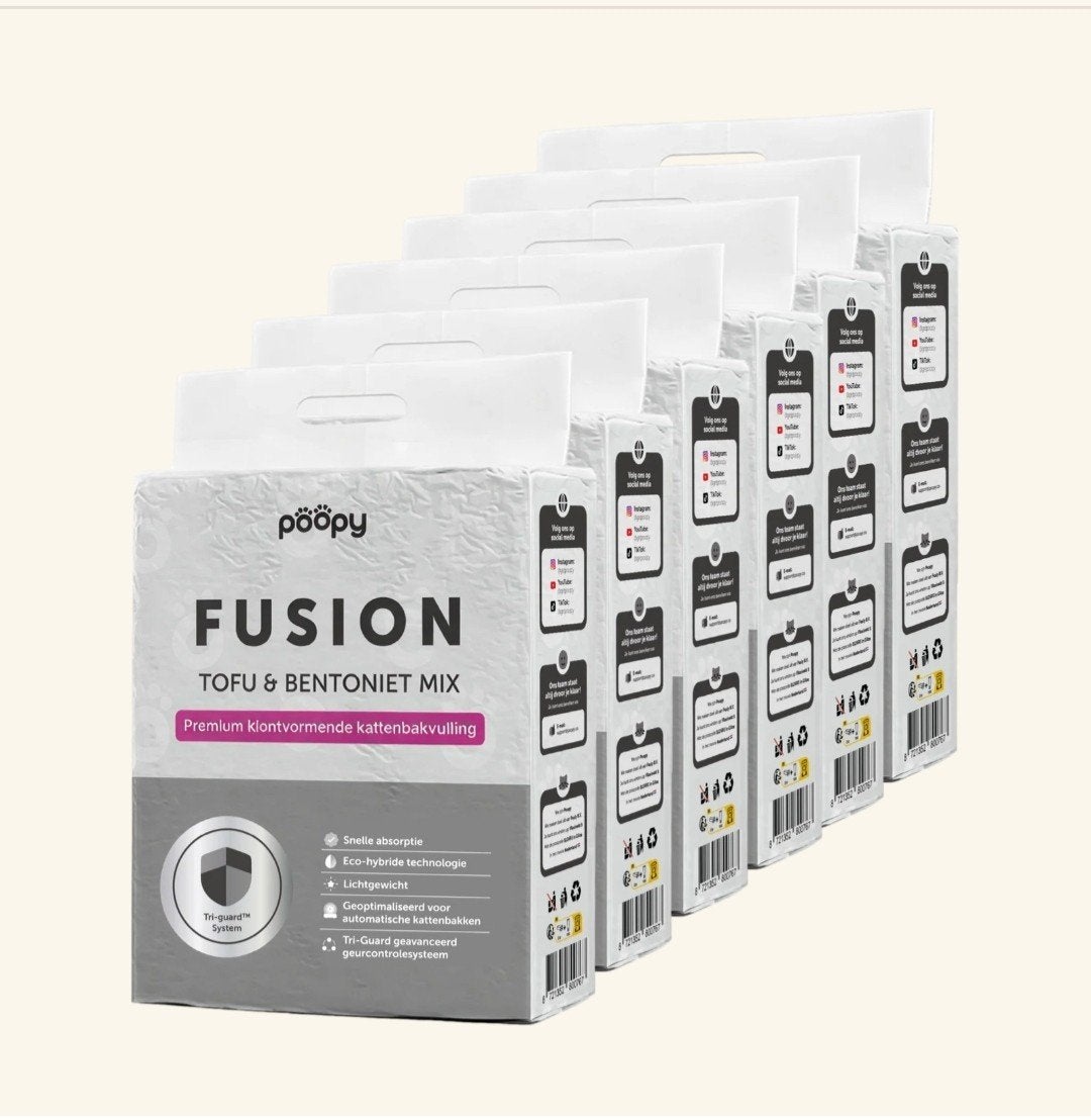 poopy tofu Fusion grit 11 zakken., Ophalen, Zelfreinigend, Nieuw, Gesloten