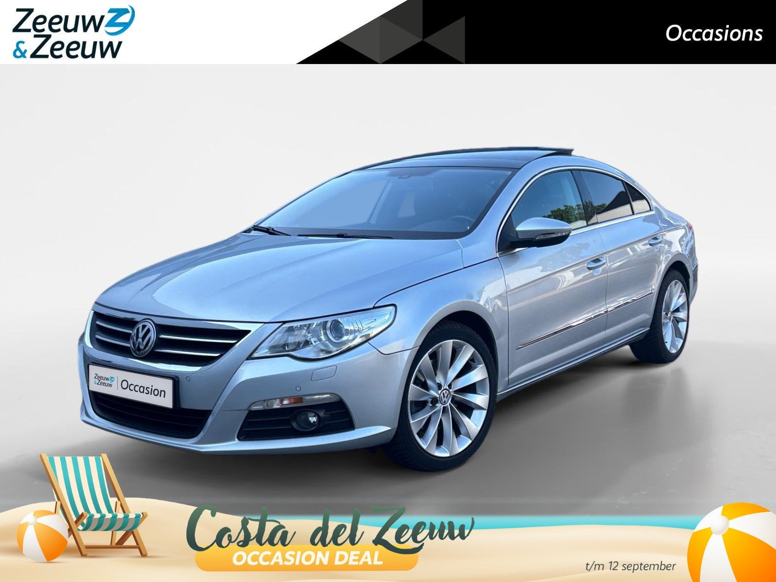 Volkswagen Passat CC 1.8 TSI 4p. | Panoramadak | Stoelverwar, Auto's, Voorwielaandrijving, Stof, Zwart, 4 cilinders