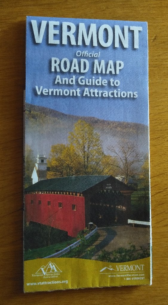 Road Map Vermont ( USA ), Boeken, Atlassen en Landkaarten, Overige gebieden, Ophalen of Verzenden, Zo goed als nieuw, 2000 tot heden