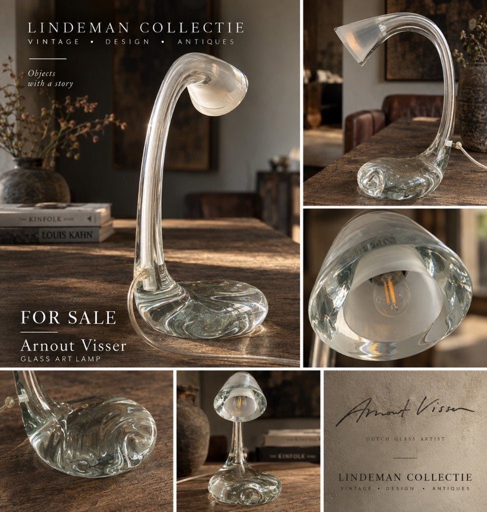 Arnout Visser Glazen Design Lamp, Overige merken, 42 cm, E14 (klein), Ophalen of Verzenden