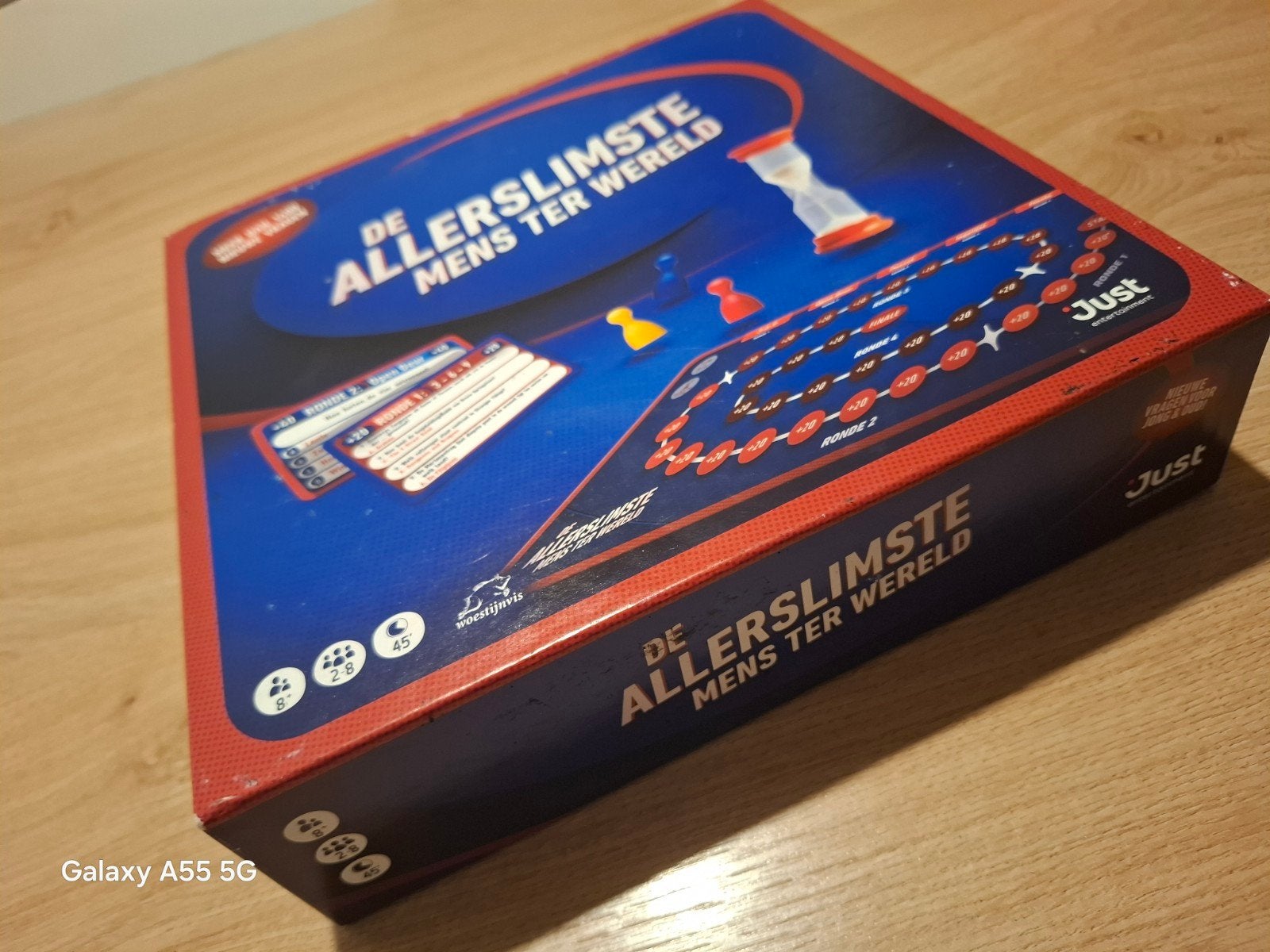 De Allerslimste Mens ter Wereld bordspel, Gooijerdijk 16 C-1, 1011 AA Amsterdam, Just Entertainment, Ophalen of Verzenden, Zo goed als nieuw