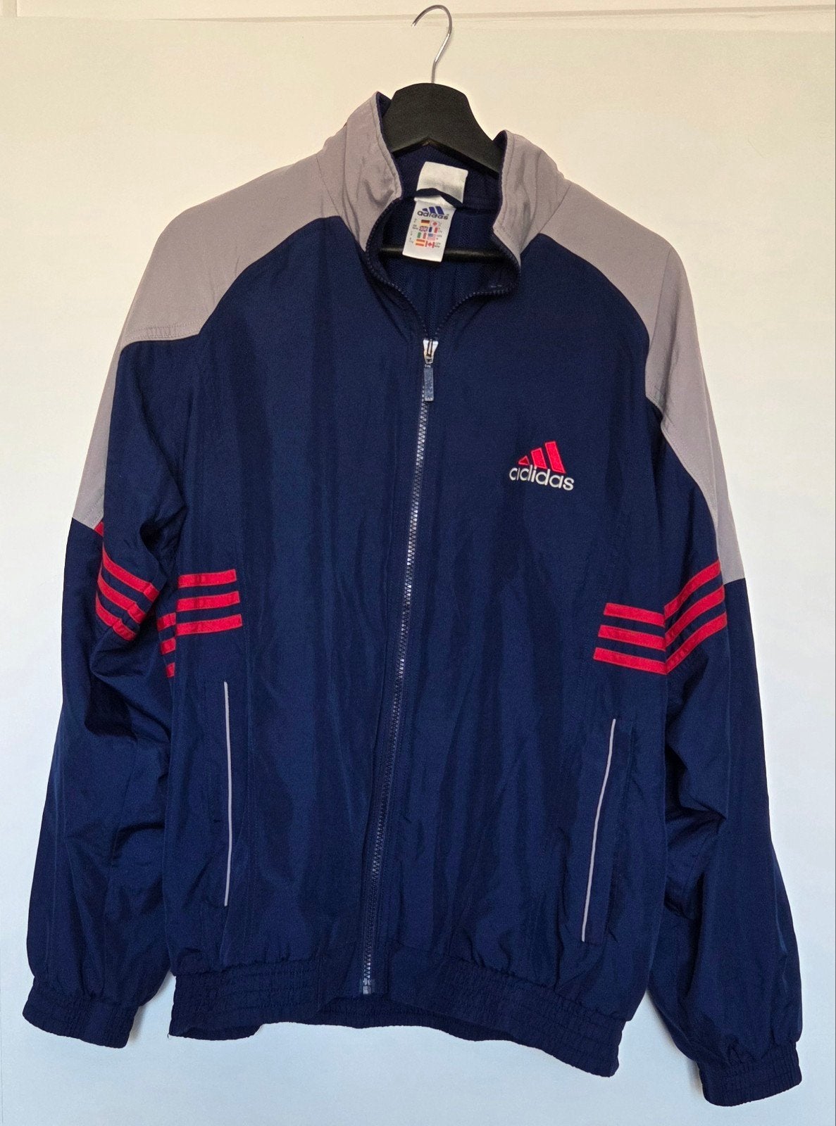 Vintage Adidas windjack, Ophalen of Verzenden, Zo goed als nieuw, Adidas, Maat 48/50 (M)