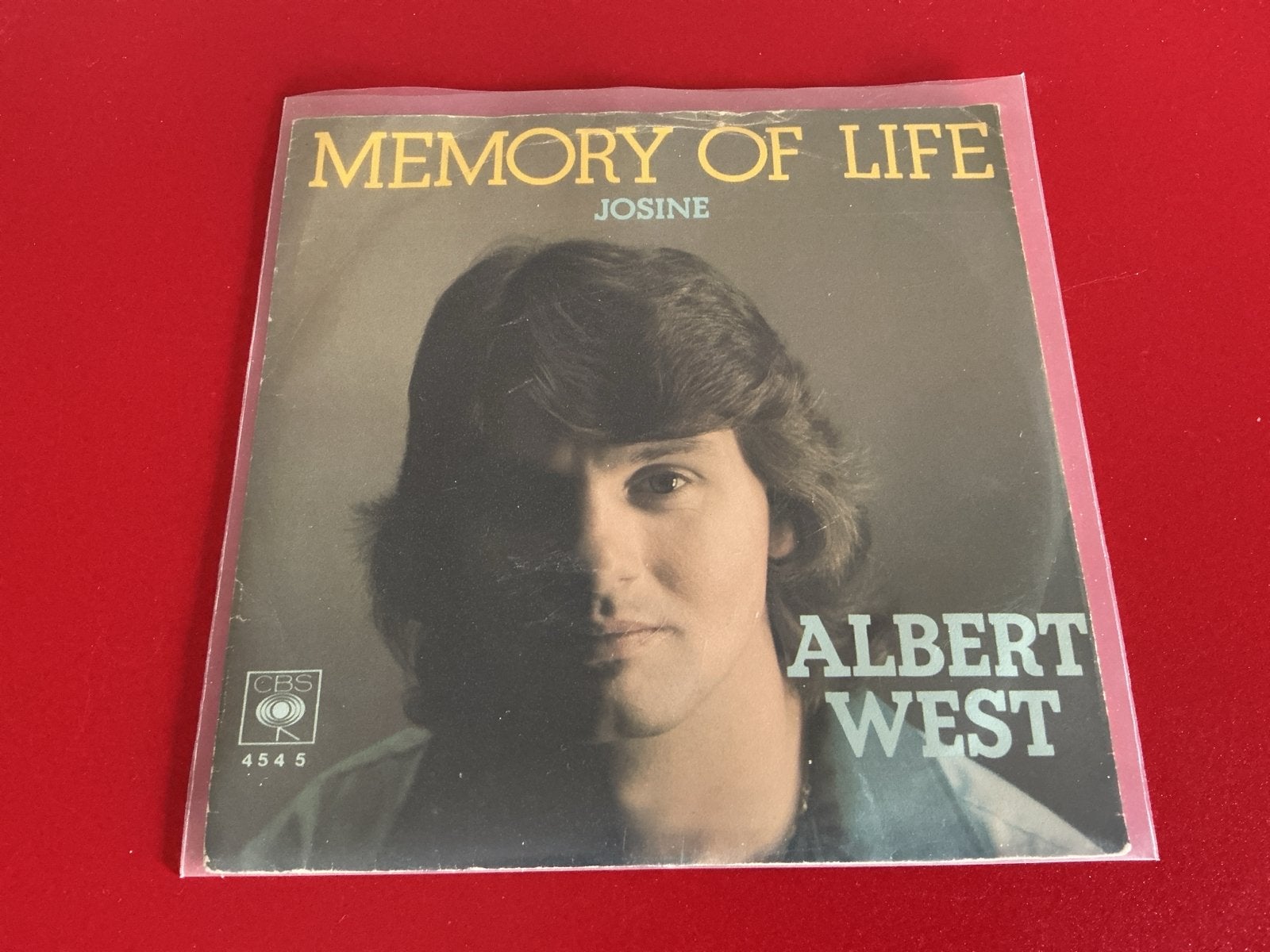 Albert West - Memory of Life / Josine (Vinyl Single), Gebruikt, 7 inch, Ophalen of Verzenden, Pop