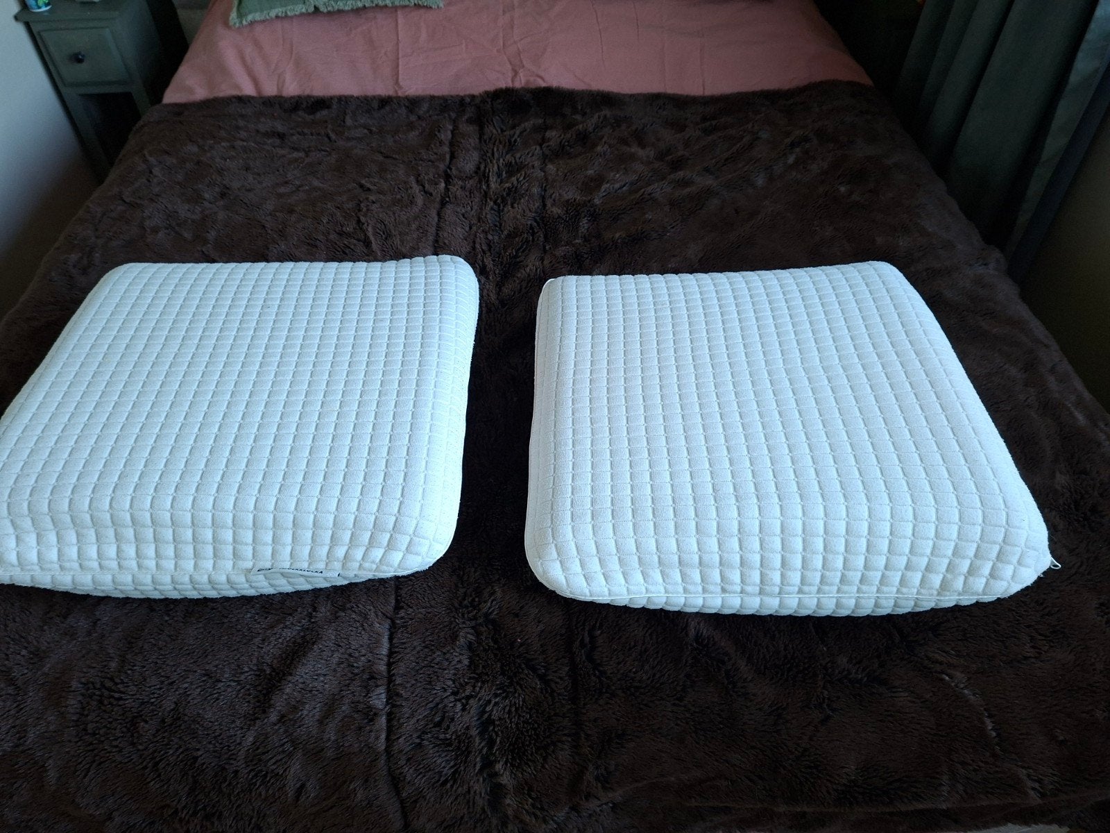 IKEA MJÖLKKLOCKA Ergonomische Kussens (2 stuks), Ophalen, Schuim, Eenpersoons, Wit