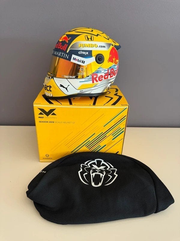 Max verstappen helm 1:2 Austria 2019 nieuw zeldzaam, Ophalen of Verzenden, Nieuw, Formule 1