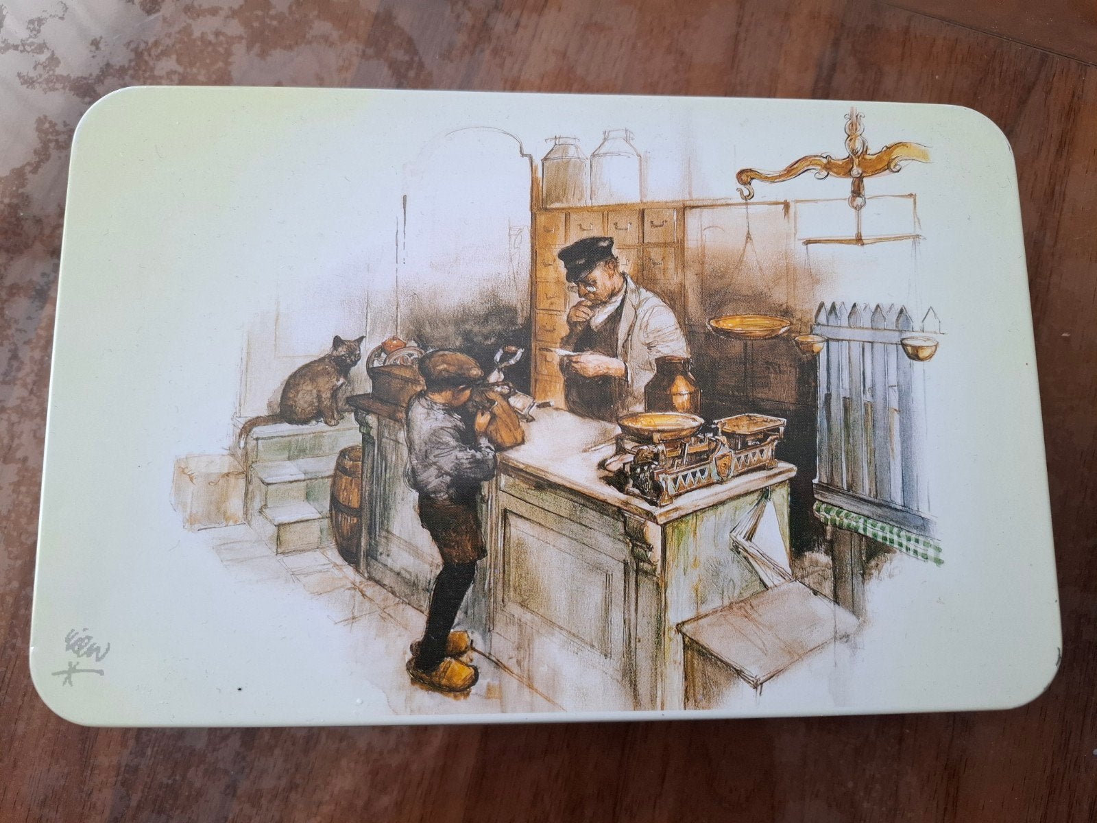 Rien Poortvliet Koekblik, Verzamelen, Ophalen of Verzenden, Gebruikt, Koek(jes), Overige merken