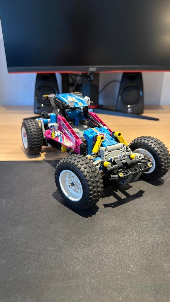 Lego 42124 technic off road buggy + onderdelen grootte kraan, Ophalen of Verzenden, Zo goed als nieuw