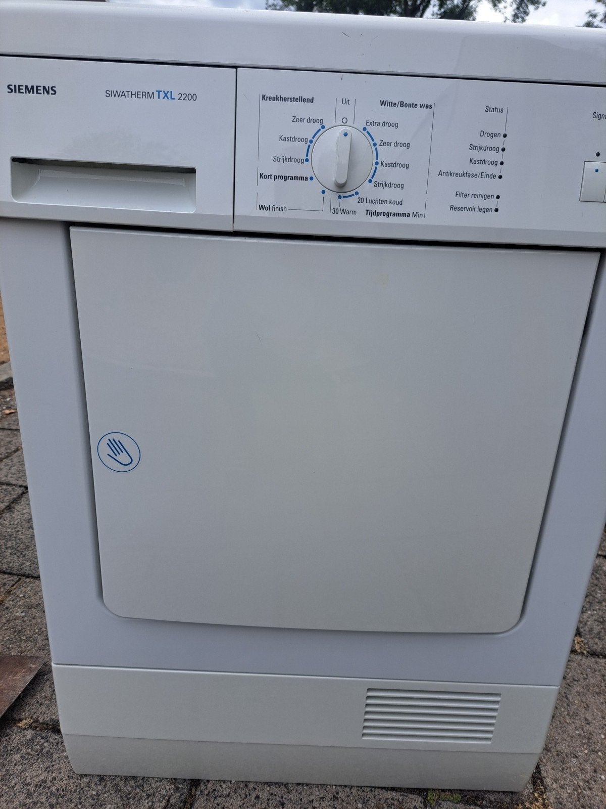 Siemens Siwatherm TXL 2200 wasdroger, Witgoed en Apparatuur, Wasdrogers, Wolprogramma, 6 tot 8 kg, Gebruikt, Ophalen of Verzenden