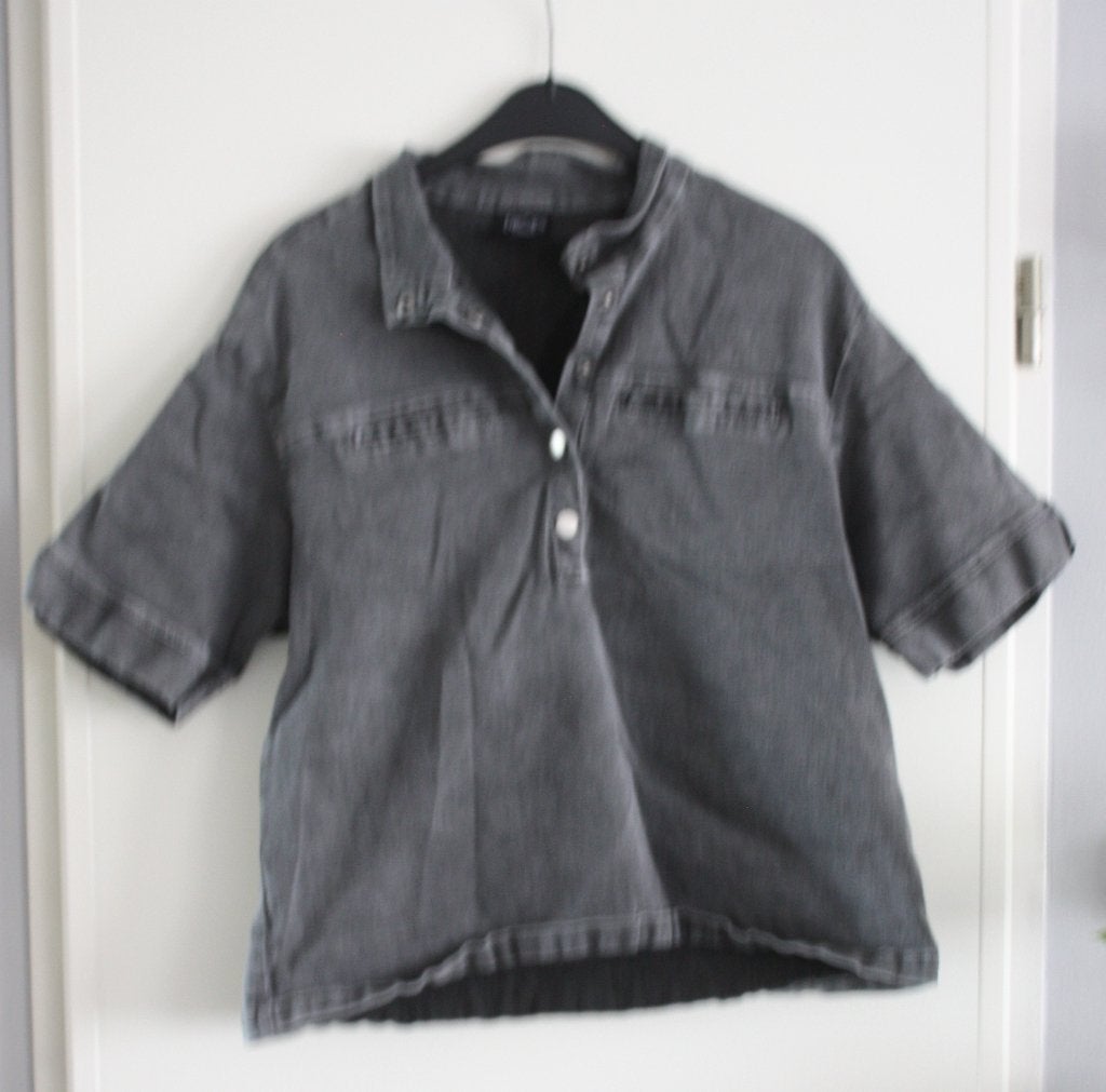 grijs sijkerstof shirt maat L, Maat 42/44 (L), Ophalen of Verzenden, Korte mouw, Grijs