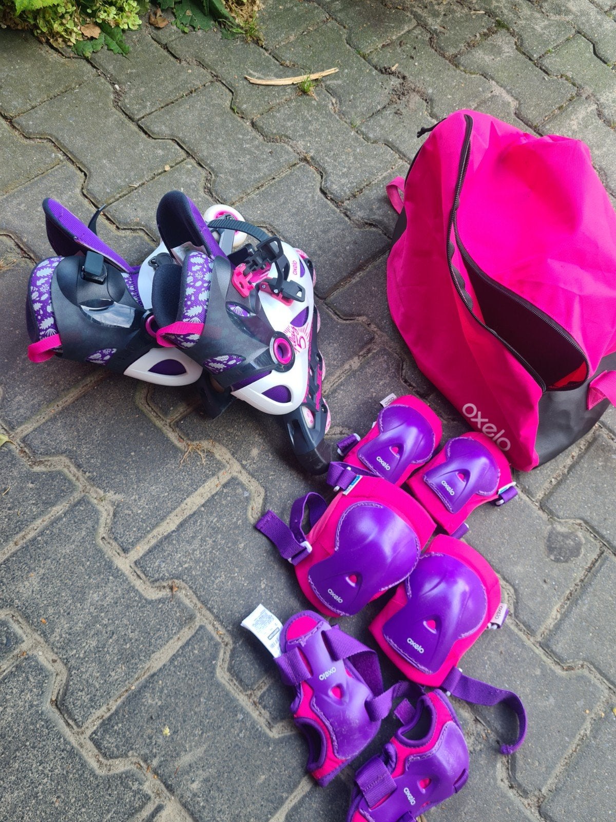 Verstelbare Oxelo Play 5 inline skates met bescherming, Kinderen, Inline skates 4 wielen, Ophalen, Overige merken